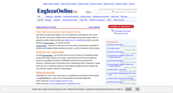 Desktop Screenshot of englezaonline.ro